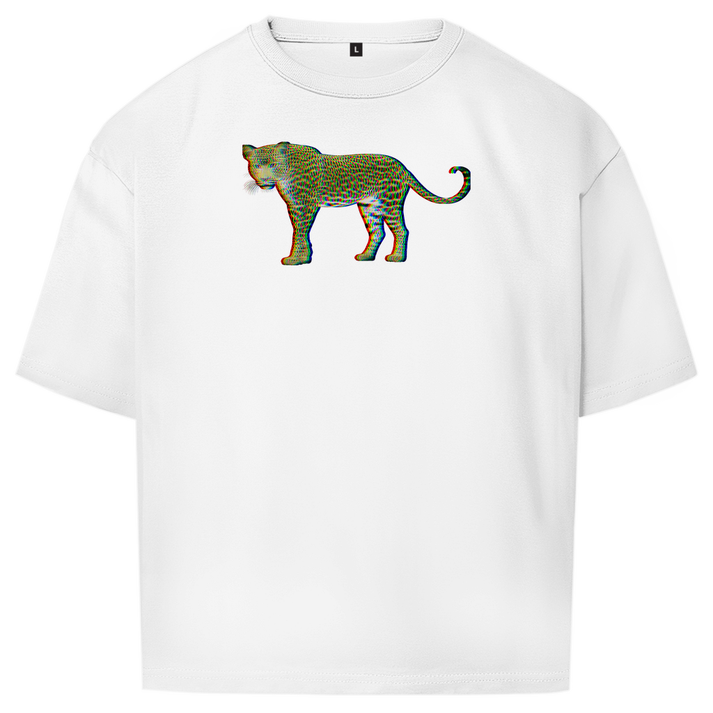 Oversize T-Shirt Leopard Heat