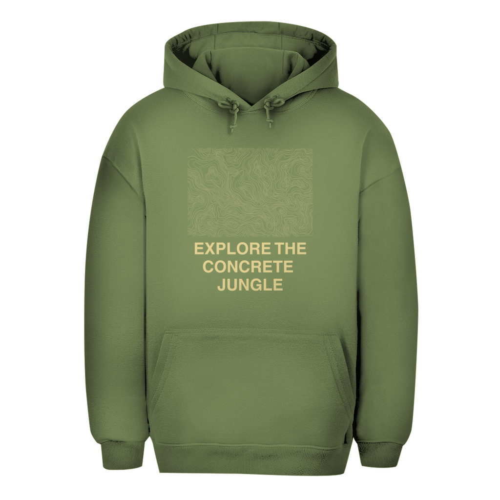 Oversize Hoodie EXPLORE THE CONCRETE JUNGLE